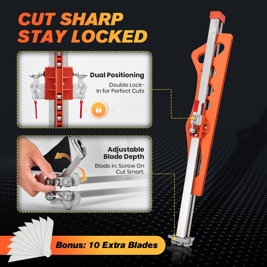 Sakerplus Foldable Drywall Cutting Tool