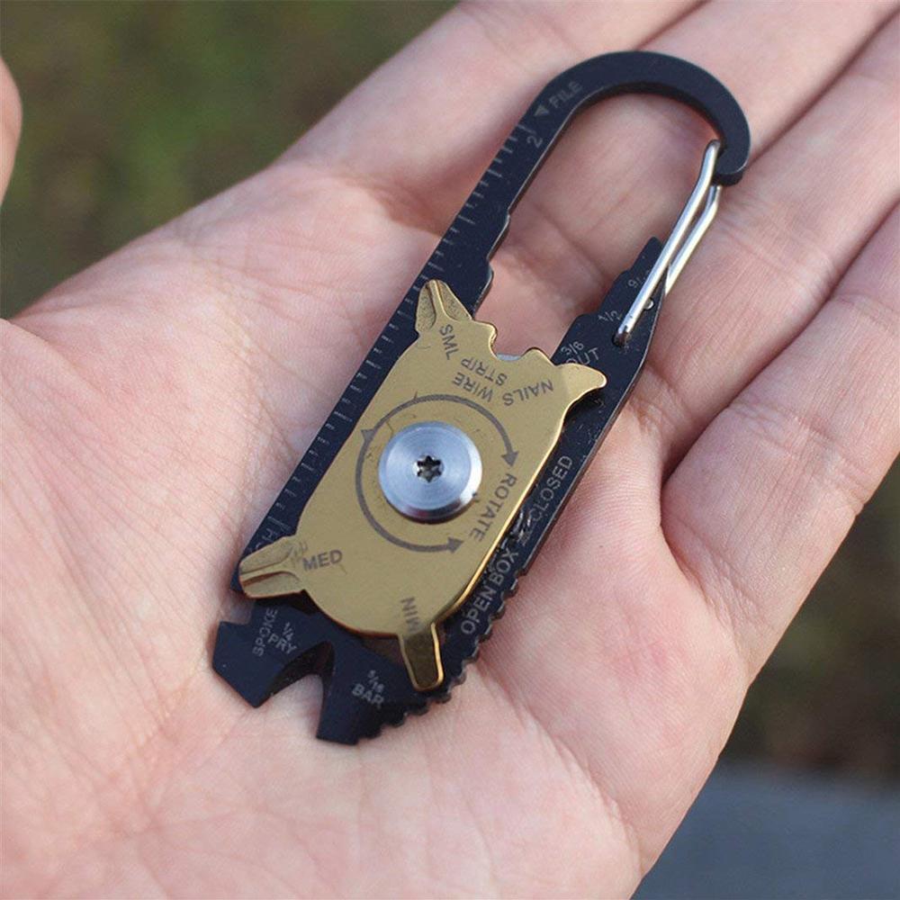 Hirundo 20-in-1 EDC Portable Mini Utility Multi Tool Keyring