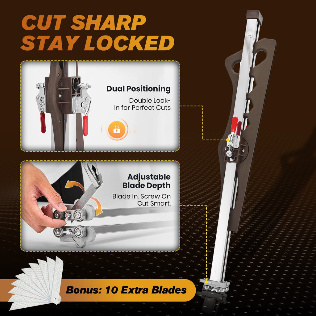 Sakerplus Foldable Drywall Cutting Tool
